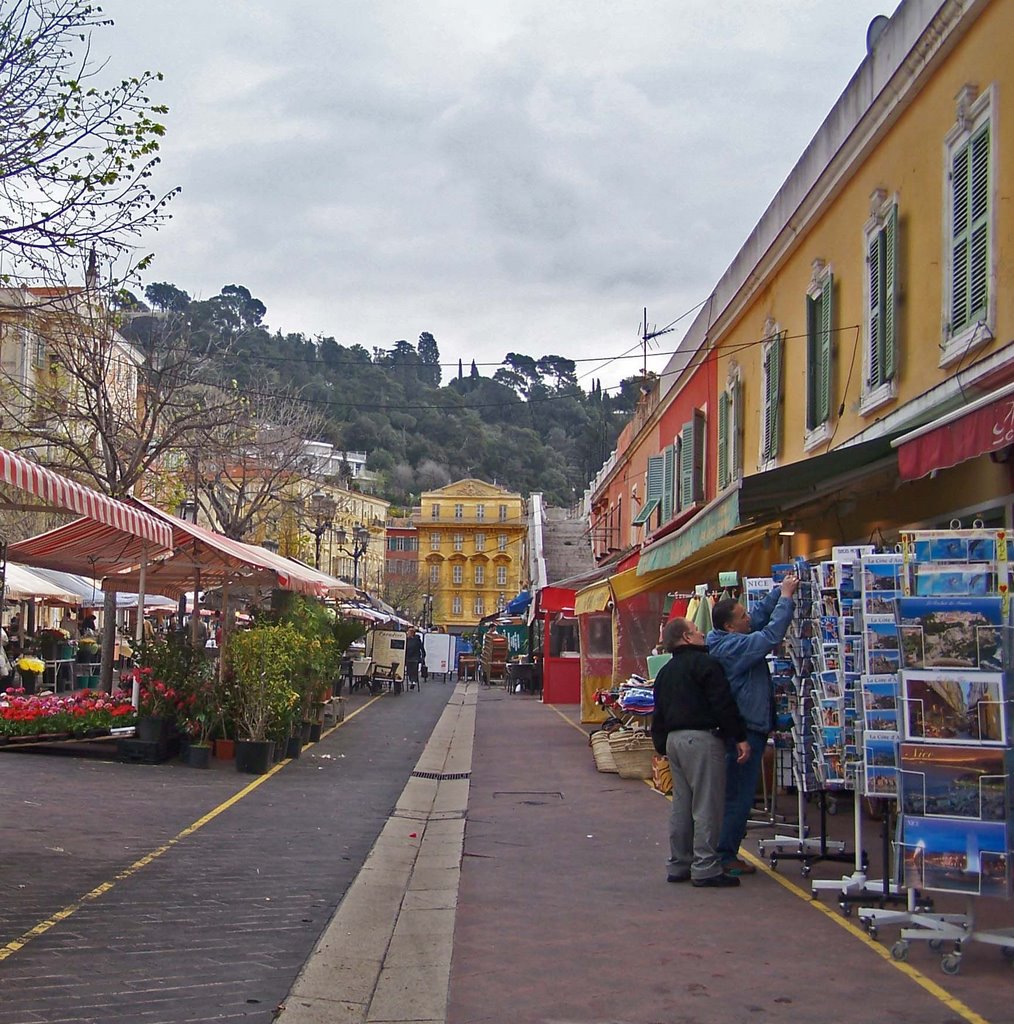 Cours Saleya (Market Street) by Juliet Cullen