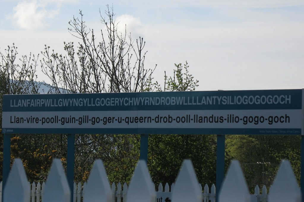 Llanfair...gogogoch Platform Sign by europe08_ncompass