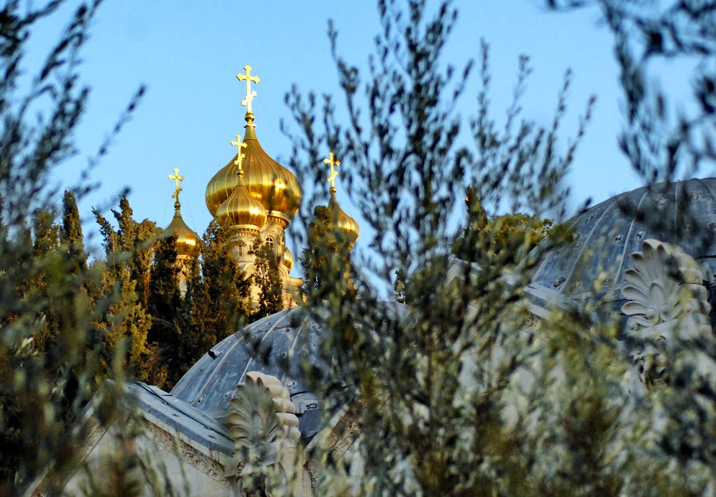 The sacred domes of Jerusalem .... by nadiakushnir