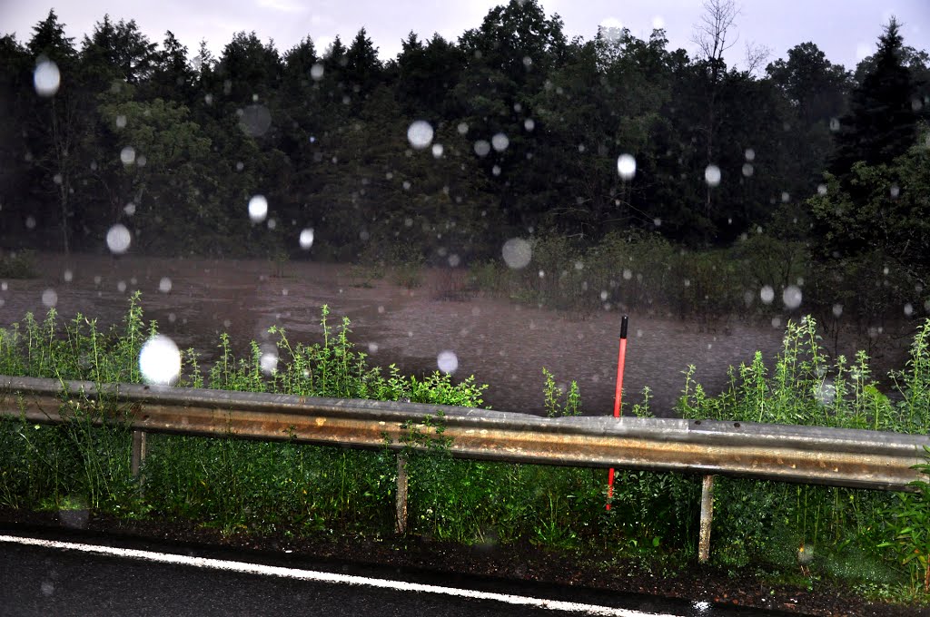 July 1, 2013 floods in Brookfield NY USA by VKeith