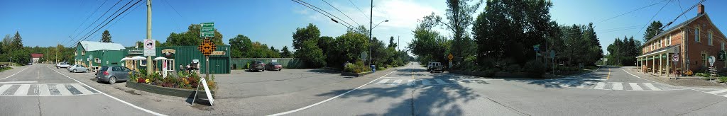 360° panorama from the main crossroads (Belfountain, ON) by bio2935c