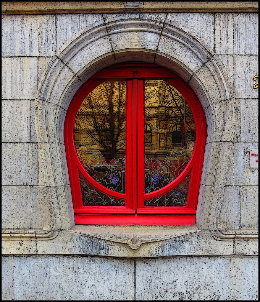 Art Nouveau Window by agracier - NO VIEWS