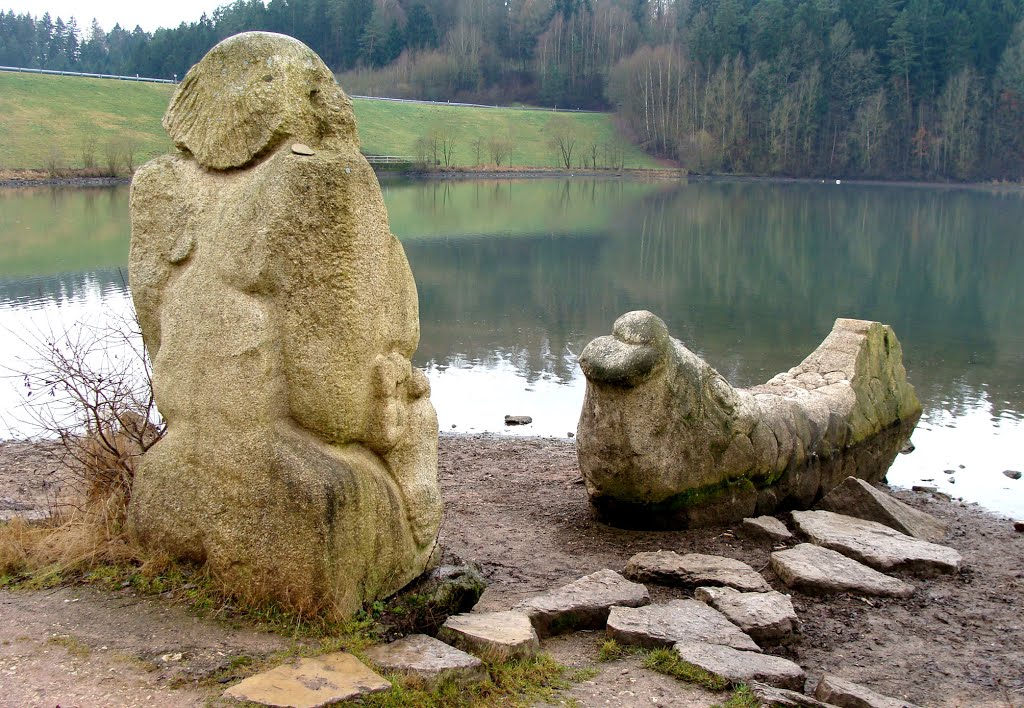 Weißenbrunn vorm Wald Fischer küßt Butt am Froschgrundsee by Contessa