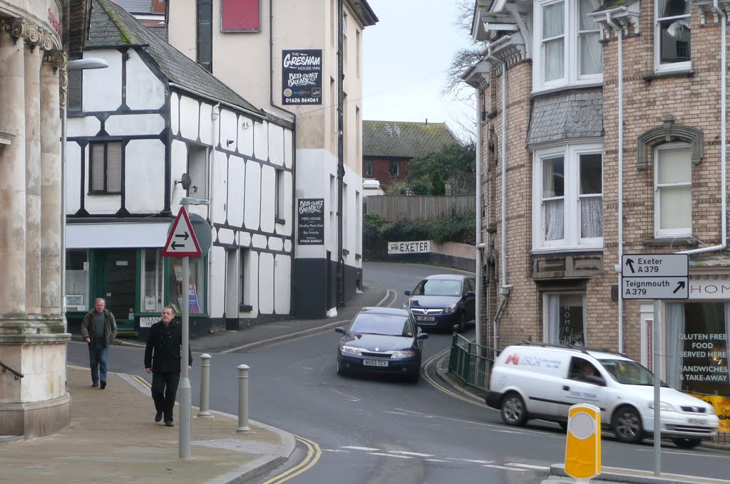 Exeter Road Dawlish by Tony Carter