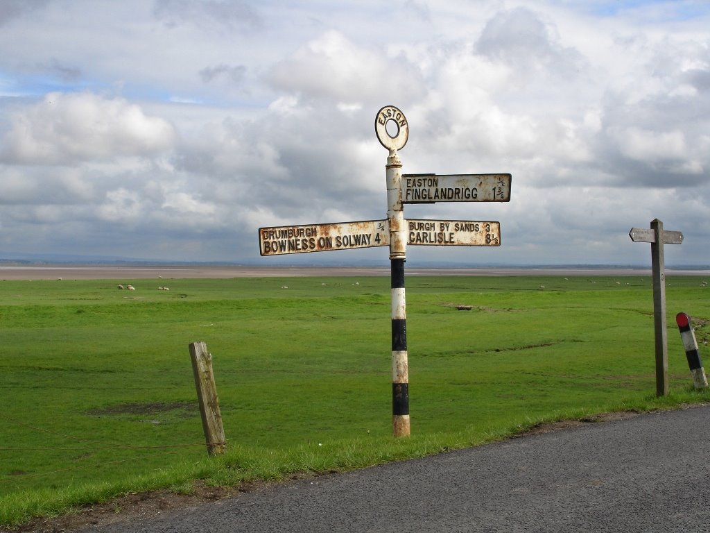 Easton Road Sign on Solway by VIM