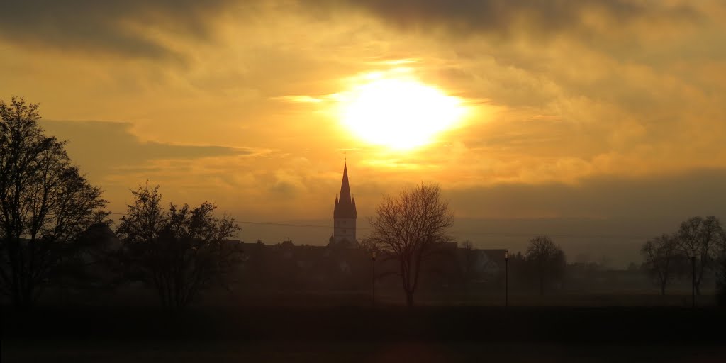 Blick auf die Kirche von Salz ( Bad Neustadt, Deutschland ) by Pixelsurfer