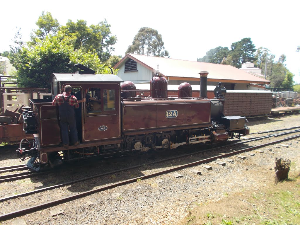 Victorian Railways NA Class Steam Locomotive no. 12A by VICPhotoSurvey