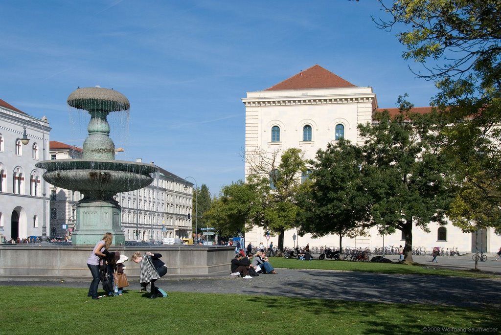 Munich University by Wolfgang Saumweber