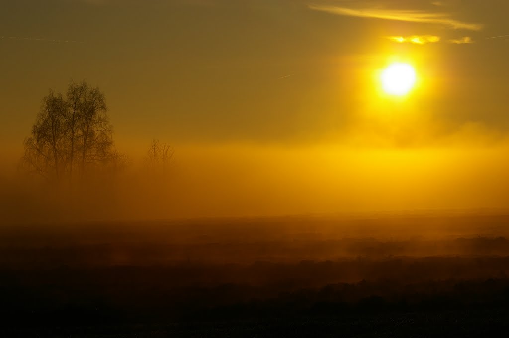 Sonnenuntergang bei Walddorfhäslach by Reto Börner