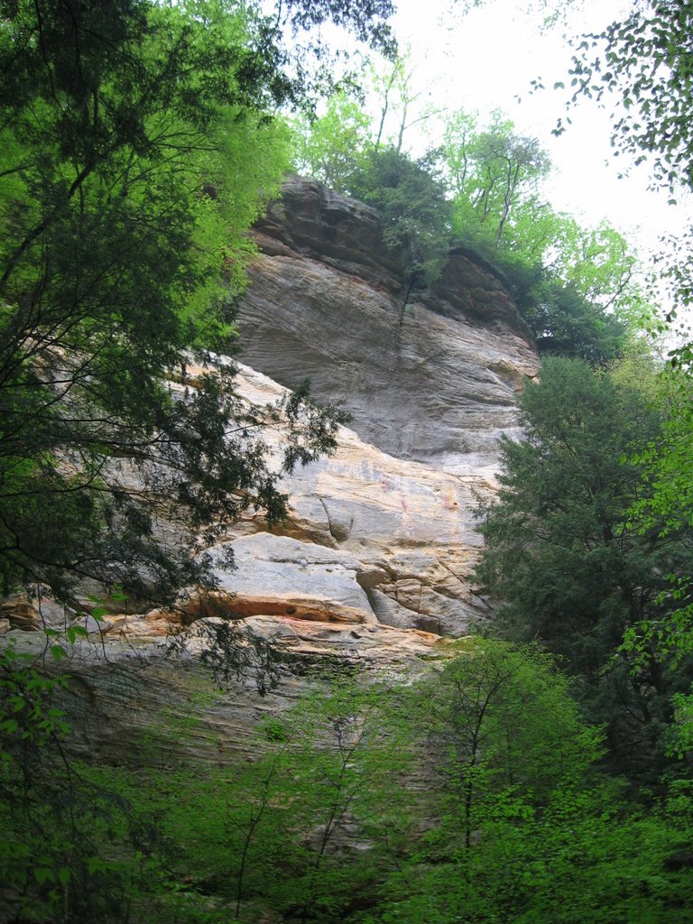 Cliff Face from Conkles Hollow by Chris Sanfino