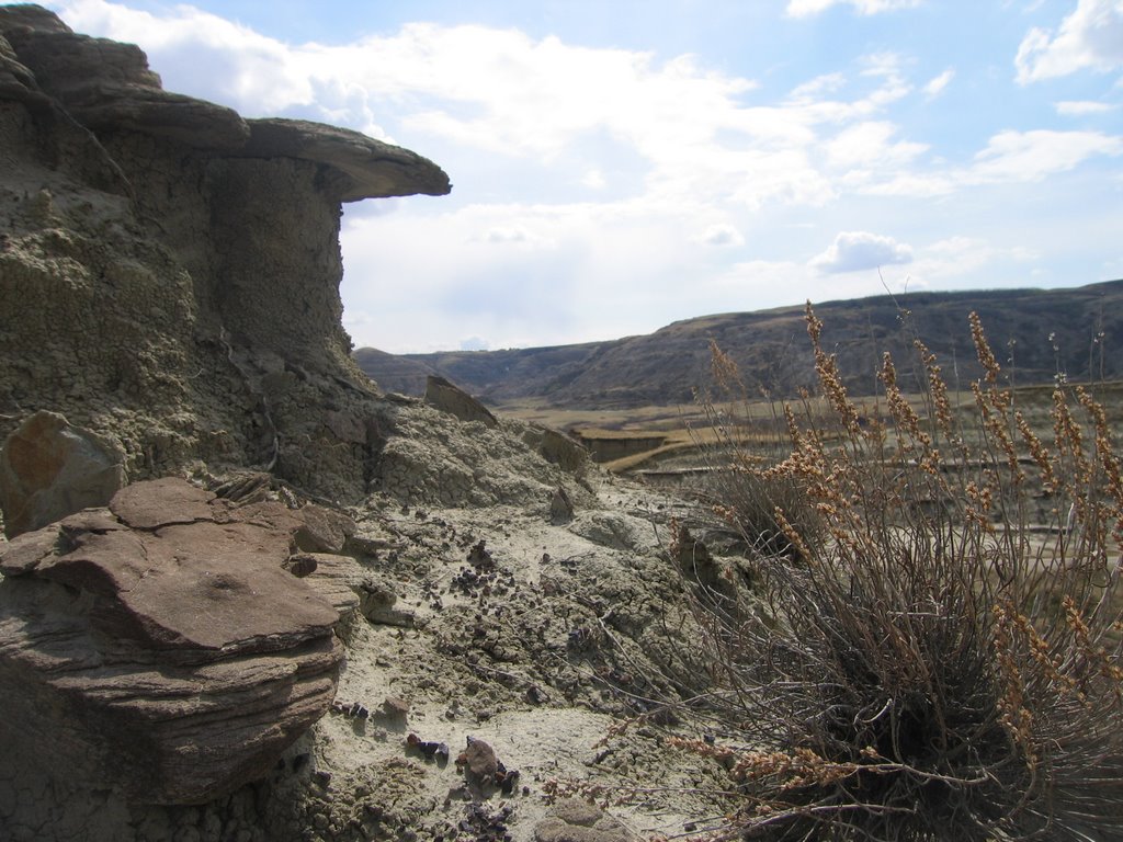 Valley Vistas And Hoodoo Havens - Spring Serenity North of Drumheller AB by David Cure-Hryciuk