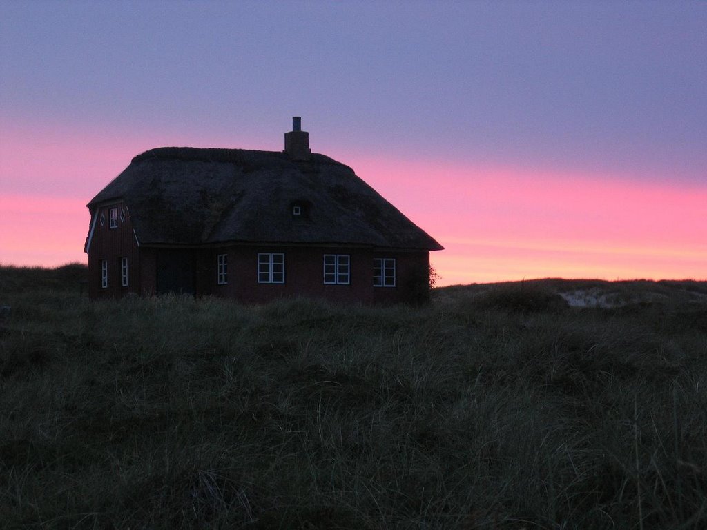 Sunset at danish coast by axl