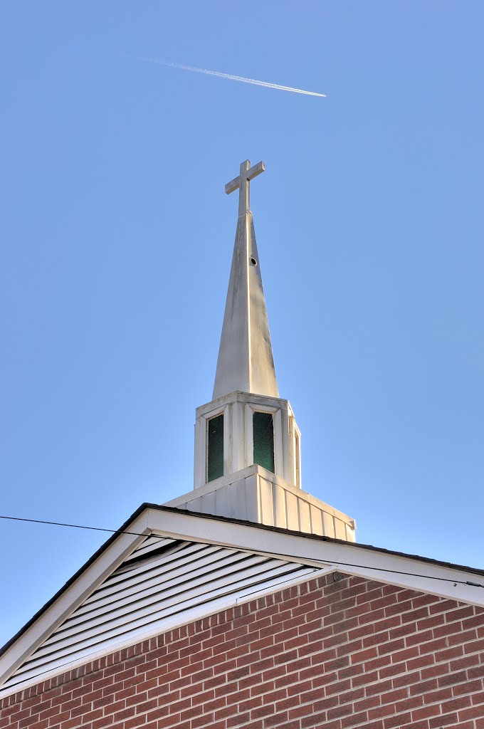 VIRGINIA: HAMPTON: Saunders Road Church of the Nazarene, 128 Saunders Road steeple detail by Douglas W. Reynolds, Jr.