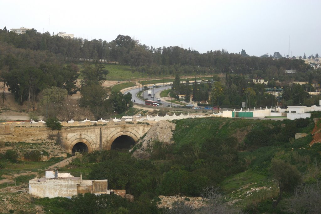 Oued Boufekrane vue depuis le boulevard Circulaire [Meknes, Maroc] by mc-duff