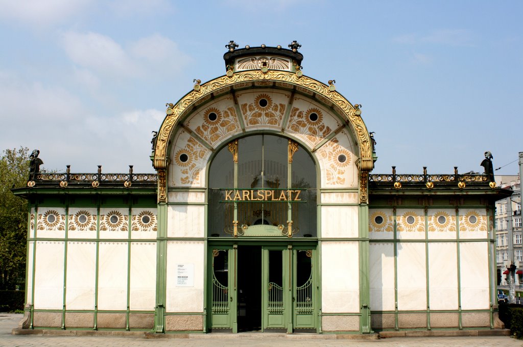 Wagner at karlsplatz by Paul Nechkova-Raven