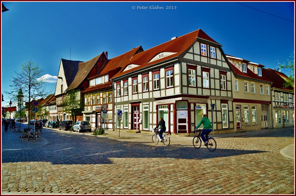 Altmark, Hansestadt Salzwedel, Neuperverstraße/Ecke Wollweberstraße by Peter Klähn