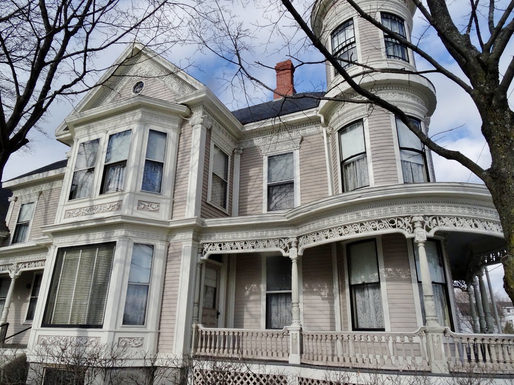 1895 Holman Day House; 2 Goff St., Auburn, Maine by Taoab