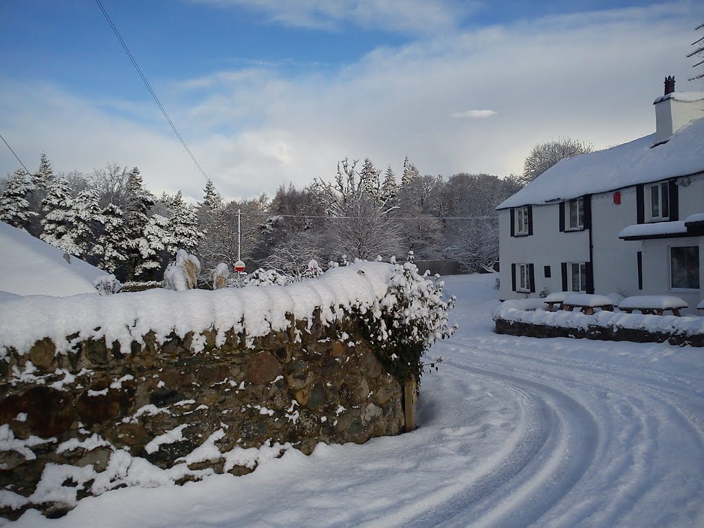 Talybont in the winter by Simeon Walker