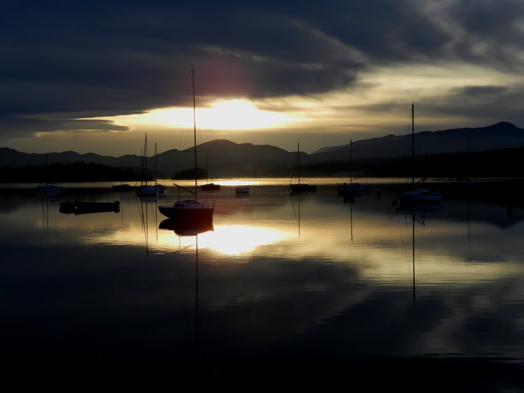 Ambiance matinale du lac by felipeche