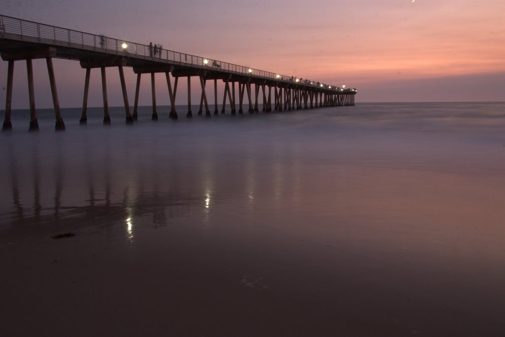 Hermosa Beach pier by peters photography