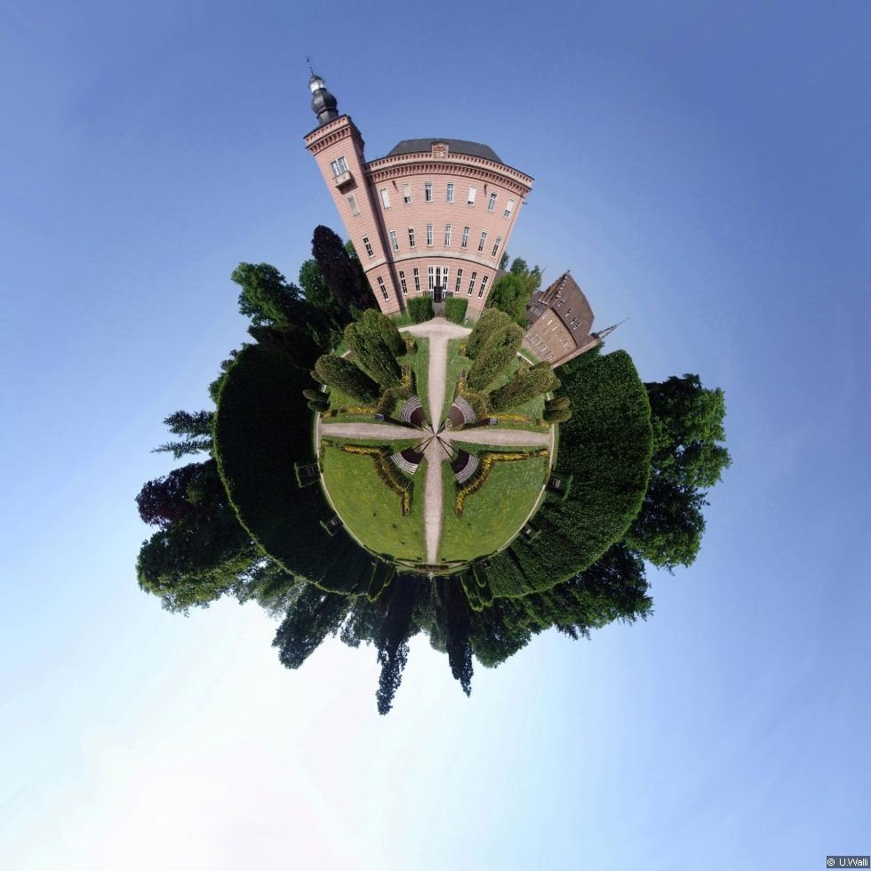 Erftstadt Liblar Schloss Gracht Polar Panorama 360° by U.Walli