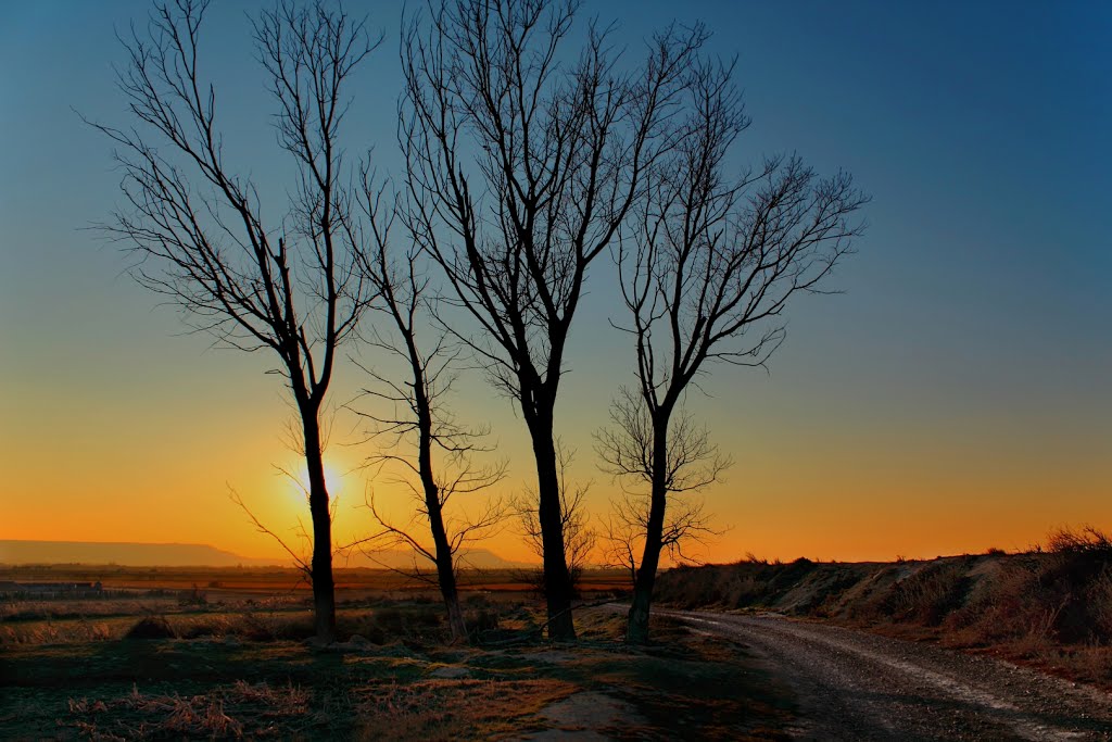 Atardecer en las Torres de El Bayo **Zaragoza** by JLuis San Agustín