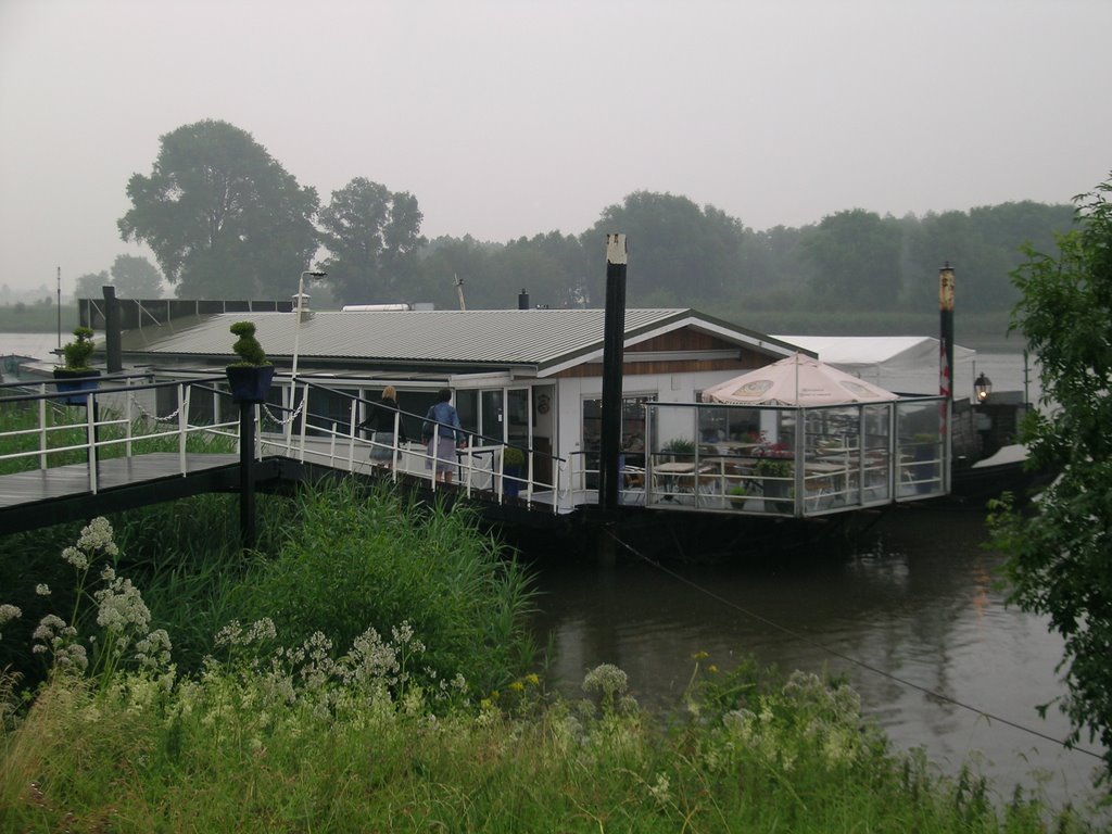 Pancake floating restaurant by P. Feikema