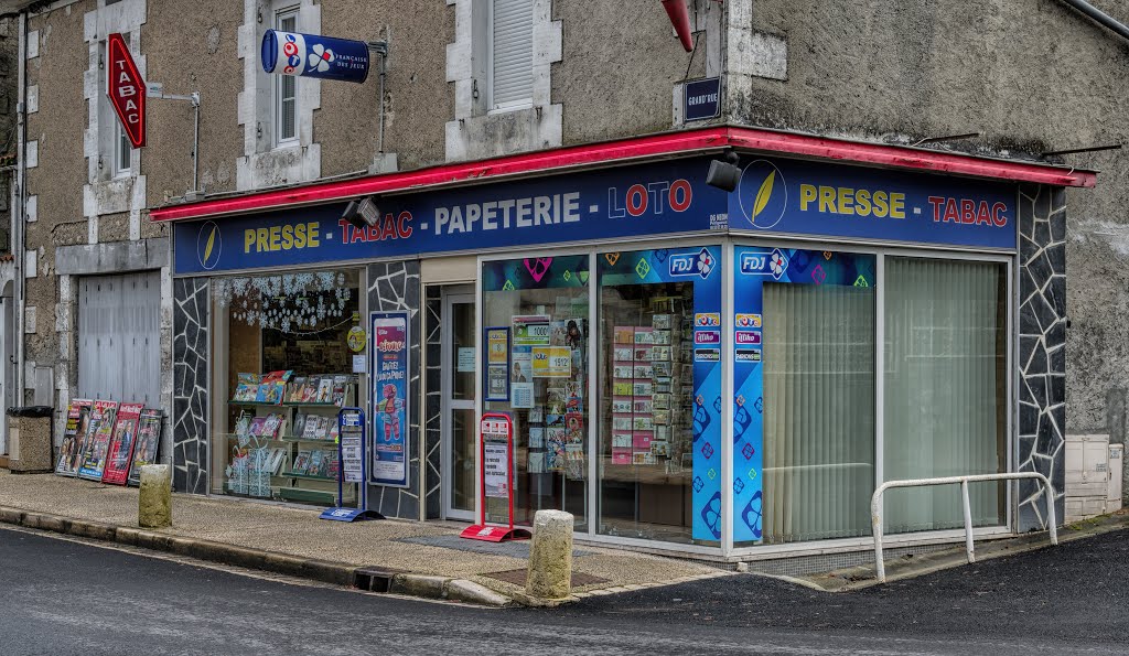 Corner shop...French style - Jan 2014 by Mike Stuckey