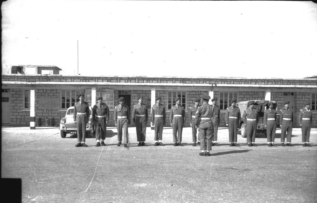 Cypriot Security Corps on Parade Akrotiri 1957 by hoppy3