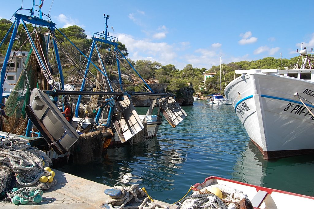 In Hafen von "CALA SANTANYI" by Uwe Anderson