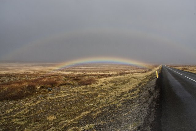 Doppel-Regenbogen auf Island by Christian Henkel