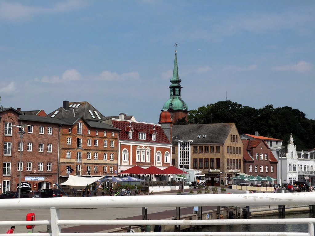 Kappeln - Blick von der Brücke by Fotokunde