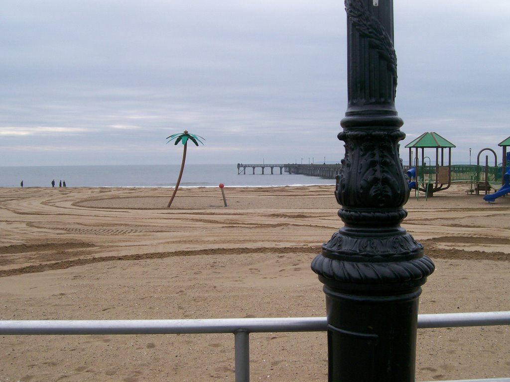 Coney Island Beach by Leskra