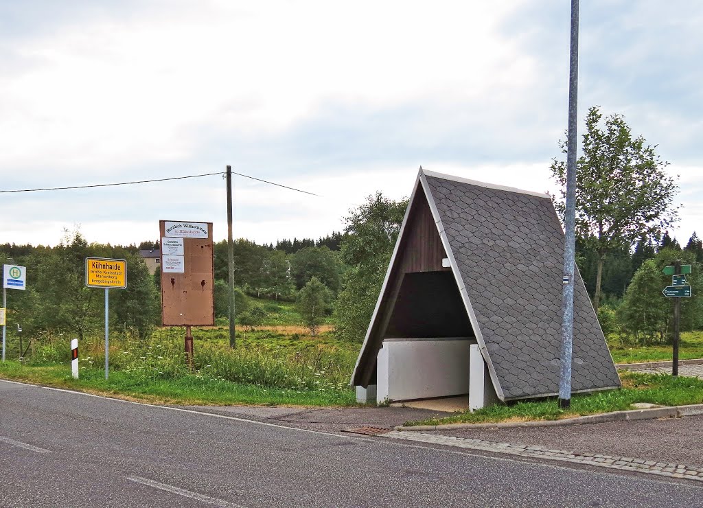 Marienberg OT Kühnhaide - Ortseingang by Rudolf Henkel