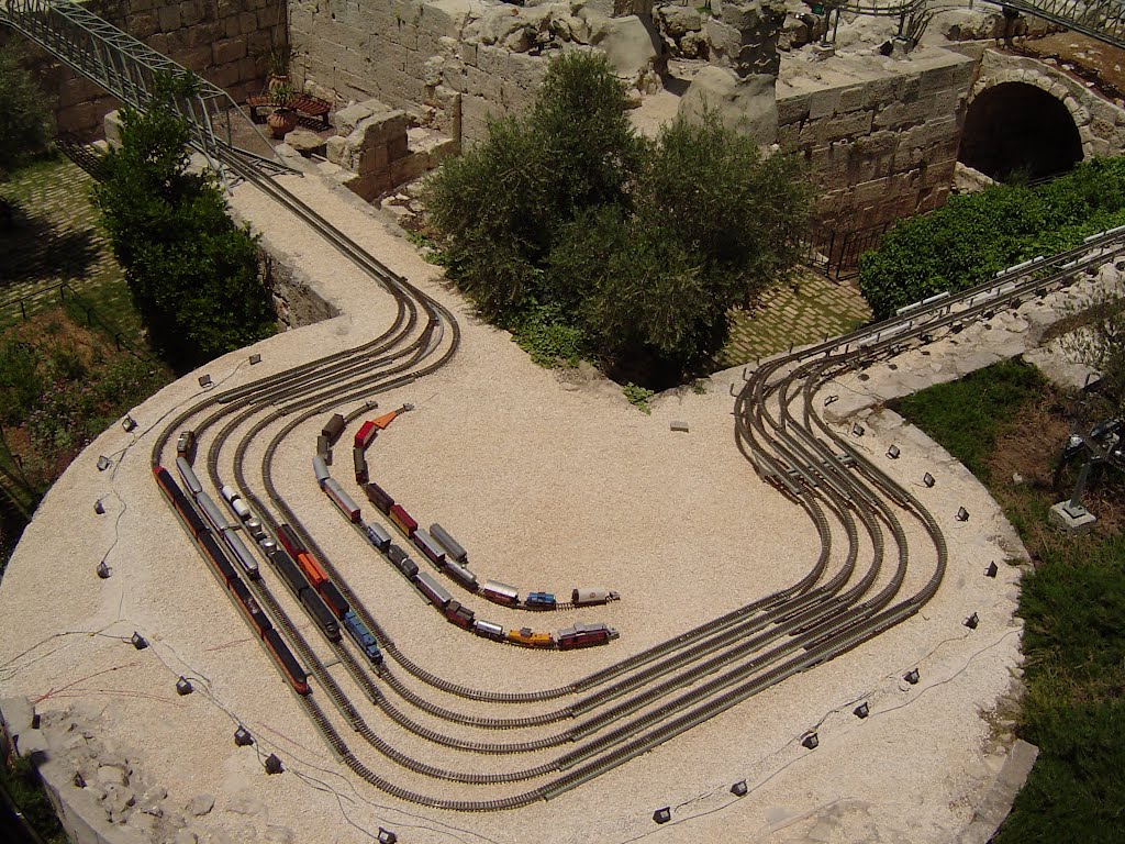 Jerusalem, a trains' exhibition Tower of David 5, Israel by Kobi Zilberstein