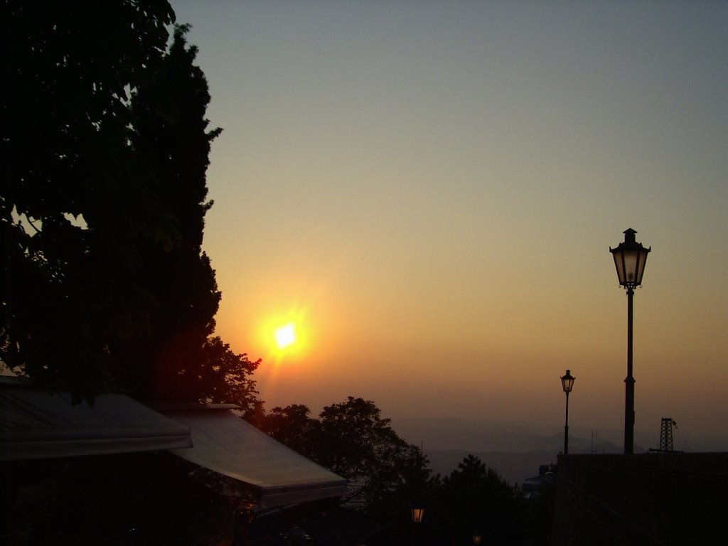 Sunset in San Marino by Michał Dobrowolski