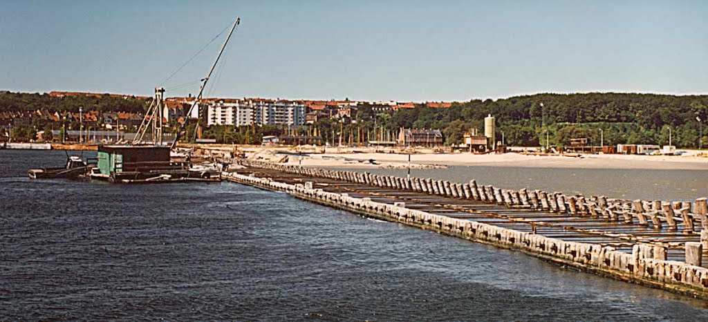 ÅRHUS, Hafen/Port: Baustelle / Building site • 08-1968 by hartmut.breitling