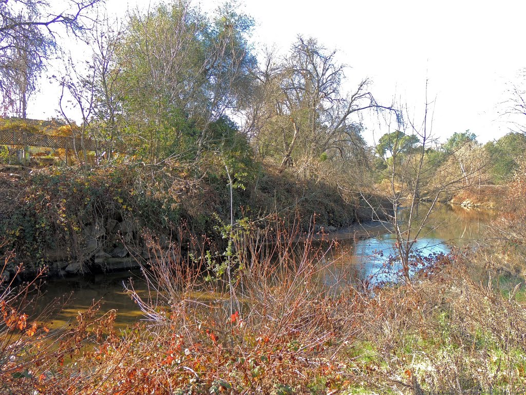 Dry Creek flows through Roseville, CA by Steve Schmorleitz, NationalParkLover.com