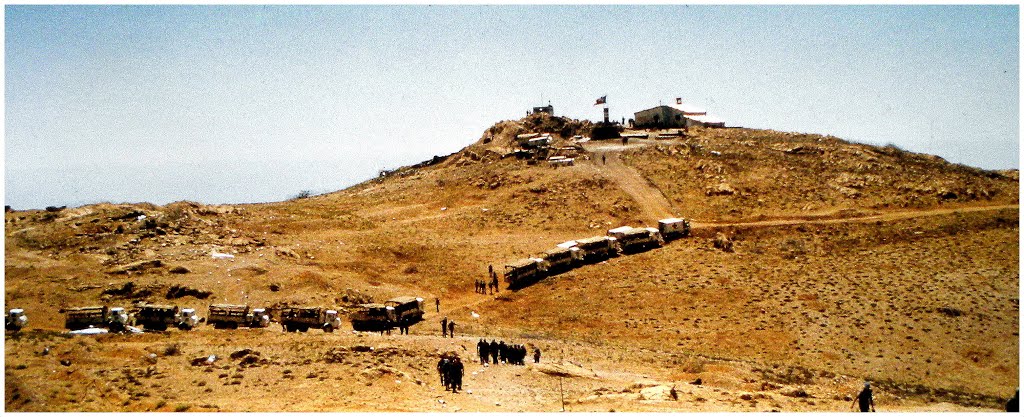 Mount Hermon/Syria (2.814m ) UN-Position "Hotel" (1982) by Heinz Klier