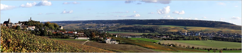 Point de Vue - Chatillon sur Marne, Mareuil le Port, Oeuilly. by Philippe.Berthod