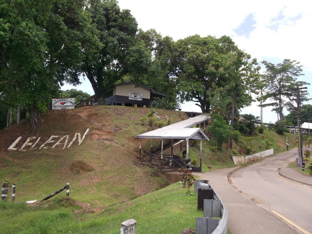 Entrance to Lelean Memorial Secondary School. by Tabanivanua2012