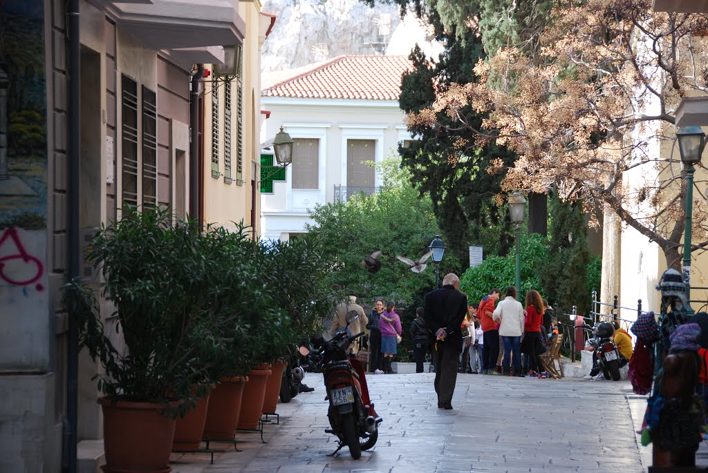 Kydathinaion street,Plaka by giwrgosd