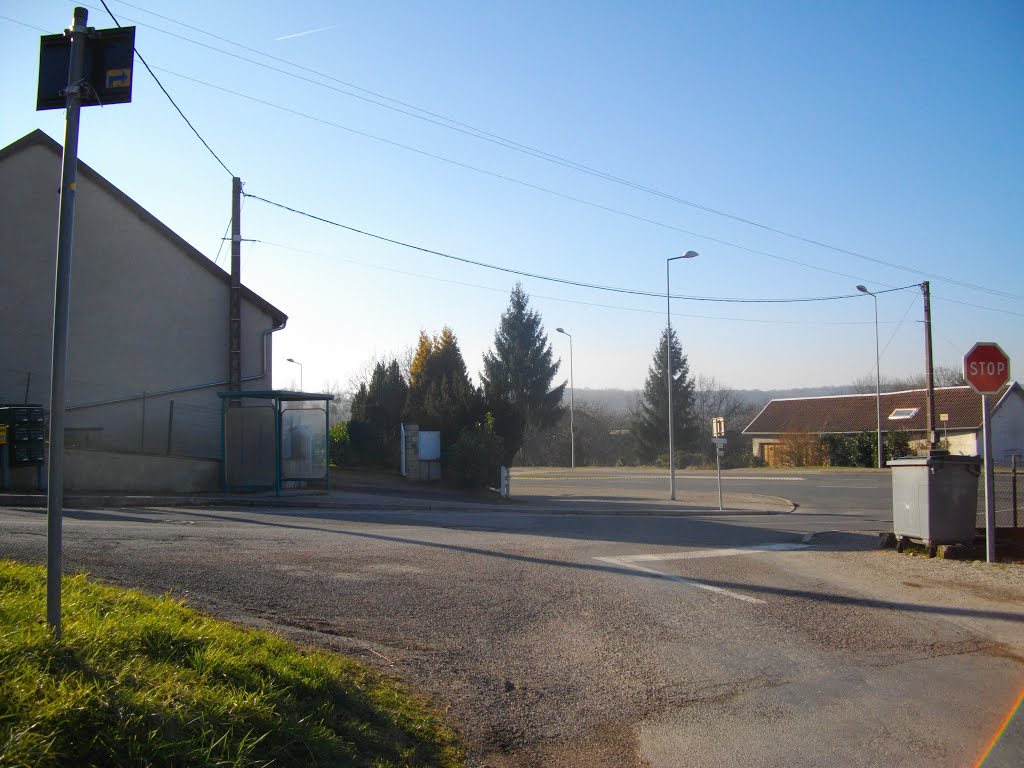 Intersection pour la rue du Fays à Rang by Claudius B.