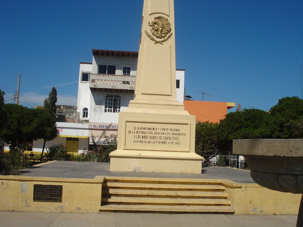 Monumento a los niños heroes en acaponeta by tisu3