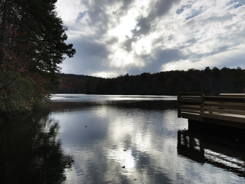 HDR Lake and clouds by perkins4