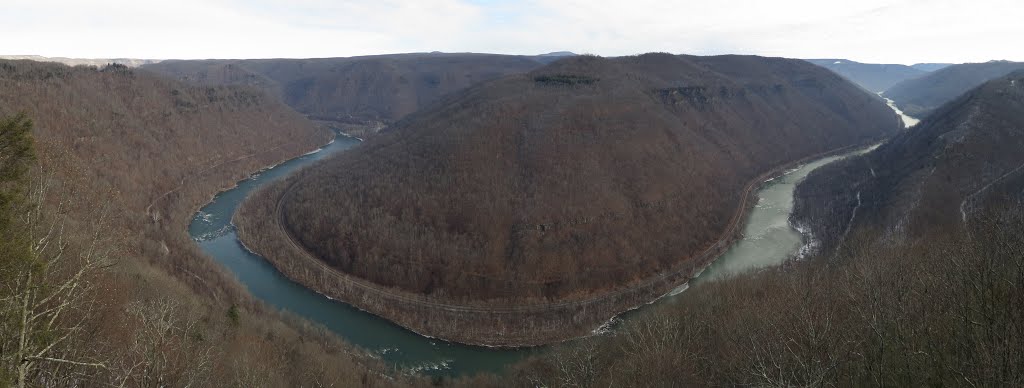 Grandview horseshoe bend panorama by perkins4