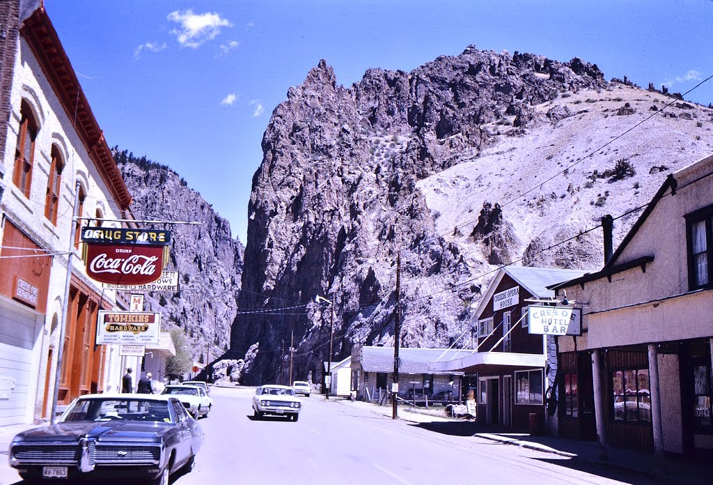 Main Street Creede in 1969 by gteneyck