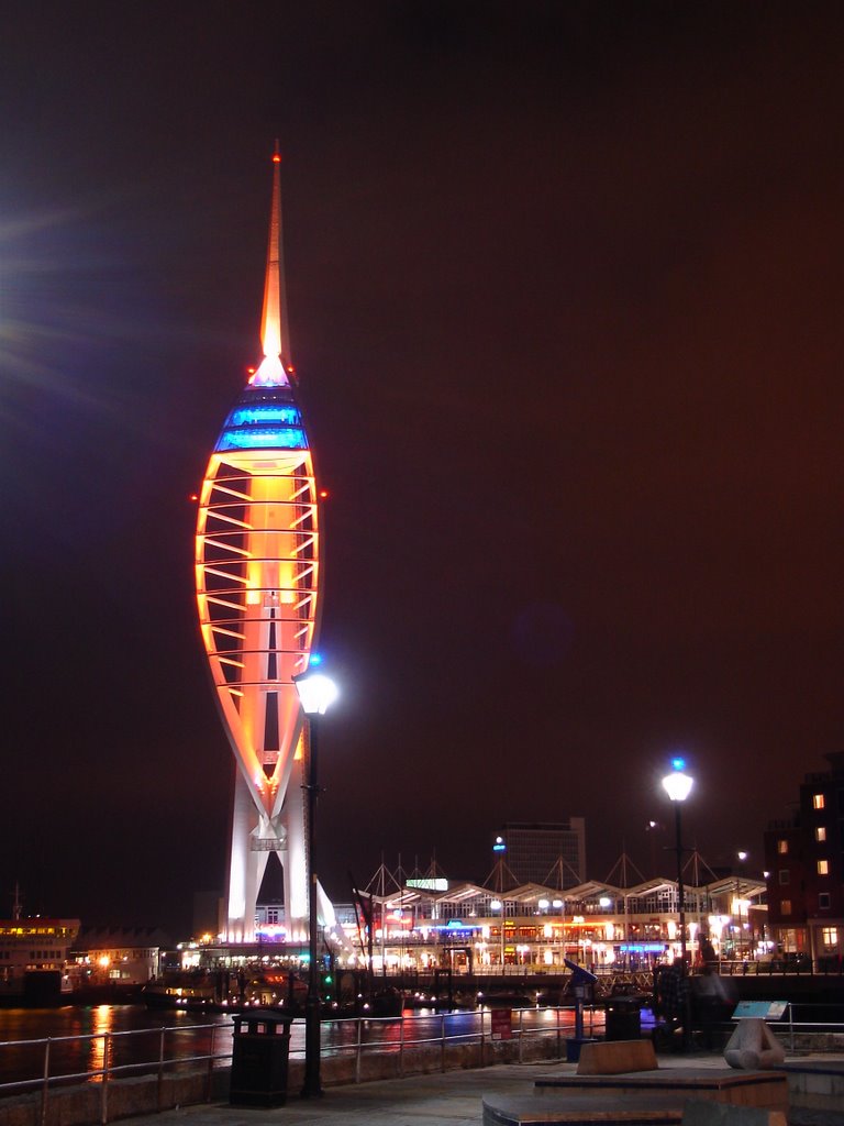 Gunwharf at Night from Old Portsmouth by Andrew Parker (Andre…