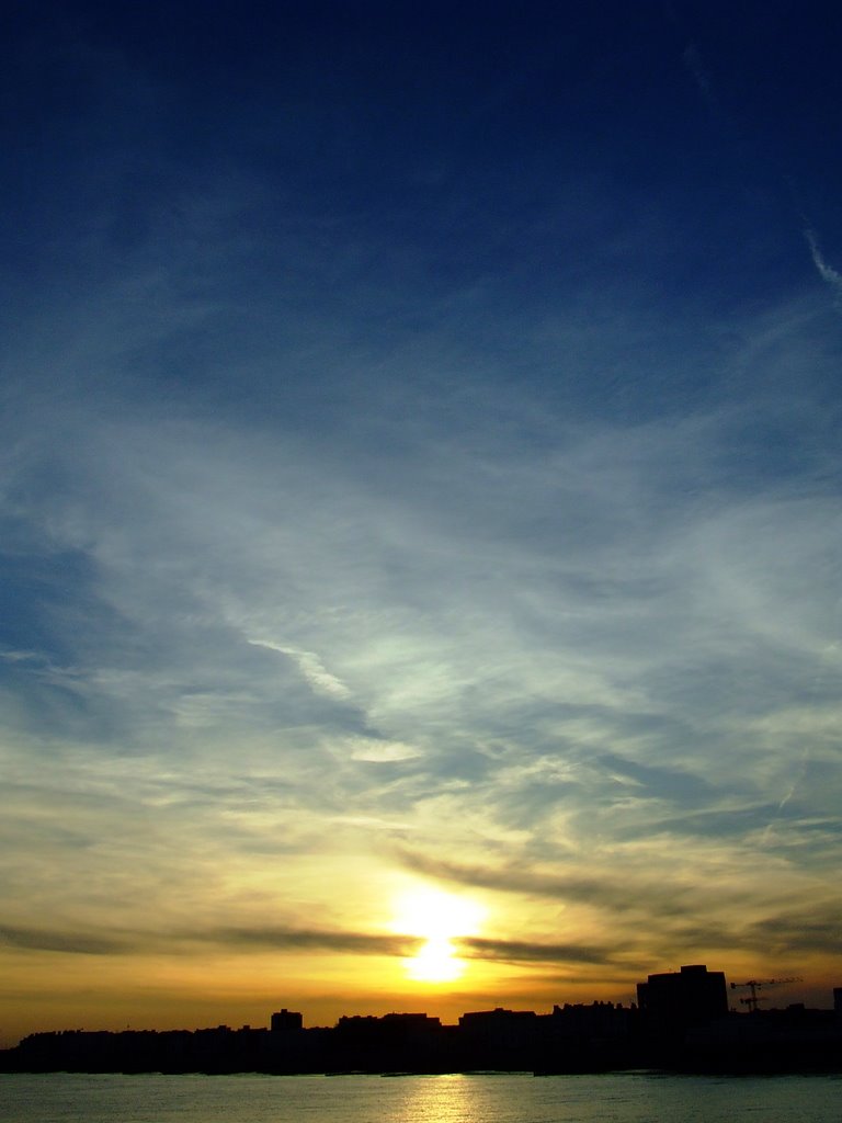 Sunset in Worthing by CarolineSST