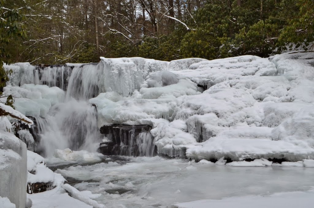 Frozen Upper Cascades by Justin P